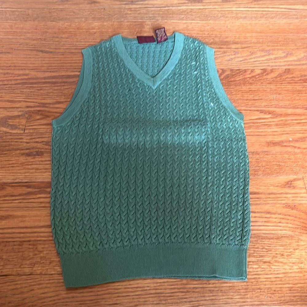 Bobby Jones Women’s Green Sweater Vest Size Small